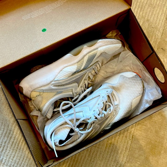 Reebok hiit chalk / orange cross training shoes - size 8 - Picture 2 of 6